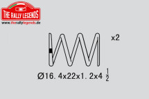 Stossdämpferfeder (4.5 -...