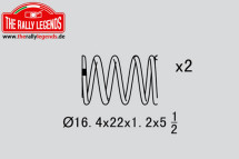 Ressort d'amortisseur (5.5...